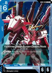 Full Armor Unicorn Gundam Destroy Mode