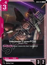 Messer Type F02