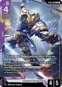 Gundam Barbatos 4th Form Premium Card Collection Gundam Assemble