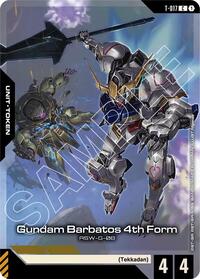 Gundam Barbatos 4th Form T 017 Premium Card Collection Gundam Assemble
