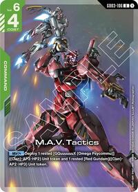 MAV Tactics Premium Card Collection Gundam Assemble