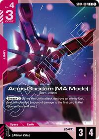 Aegis Gundam MA Mode
