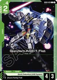 Gundam AGE 1 Flat