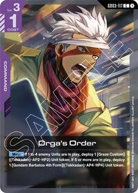 Orgas Order