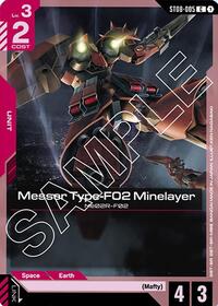 Messer Type F02 Minelayer