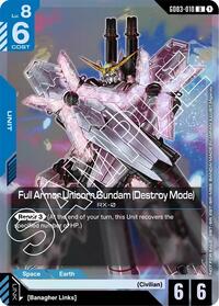 Full Armor Unicorn Gundam Destroy Mode Store Tournament Participant Pack 03